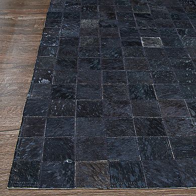 Couristan Chalet Celestial Cowhide Leather Area Rug