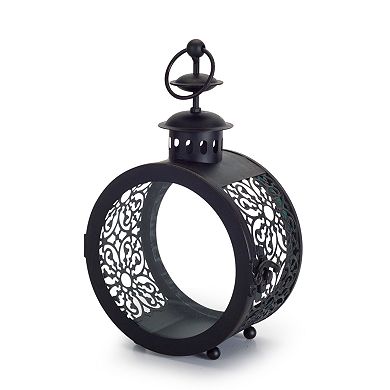 Scroll Round Lantern Table Decor