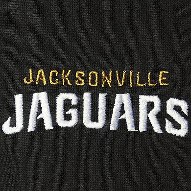 Men's Dunbrooke Black Jacksonville Jaguars Craftsman Thermal-Lined Full-Zip Hoodie