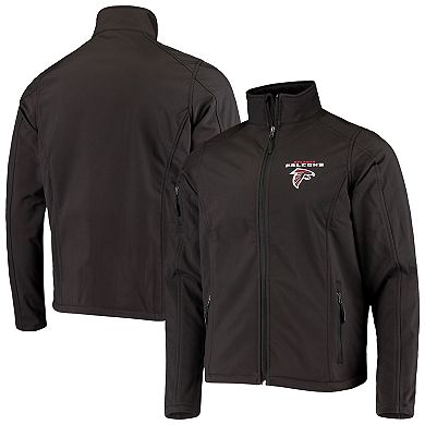 Men's Dunbrooke Black Atlanta Falcons Sonoma Softshell Full-Zip Jacket