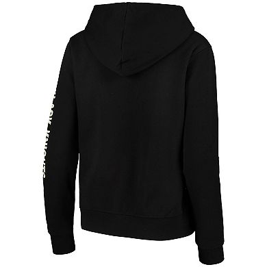 Women's Colosseum Black Army Black Knights Loud and Proud Pullover Hoodie