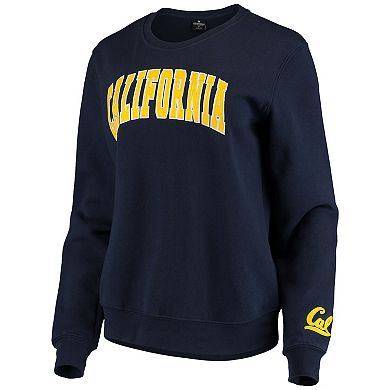 Women's Colosseum Navy Cal Bears Campanile Pullover Sweatshirt