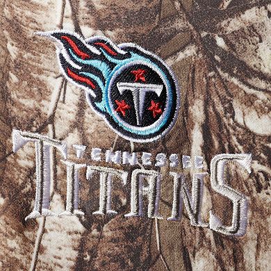 Men's Dunbrooke Realtree Camo Tennessee Titans Trophy Tech Fleece Full-Zip Hoodie