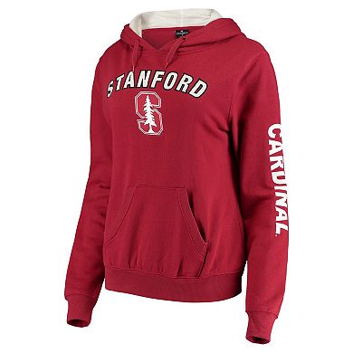 Women's Colosseum Cardinal Stanford Cardinal Loud and Proud Pullover Hoodie