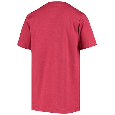 Youth Nike Crimson Harvard Crimson Logo T-Shirt