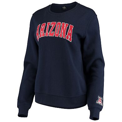 Women's Colosseum Navy Arizona Wildcats Campanile Pullover Sweatshirt