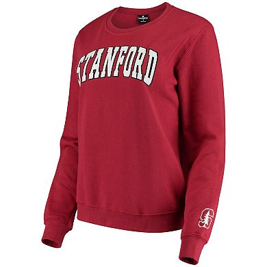 Women's Colosseum Cardinal Stanford Cardinal Campanile Pullover Sweatshirt