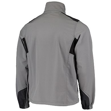 Men's Charcoal Tampa Bay Buccaneers Softshell Fleece Full-Zip Jacket