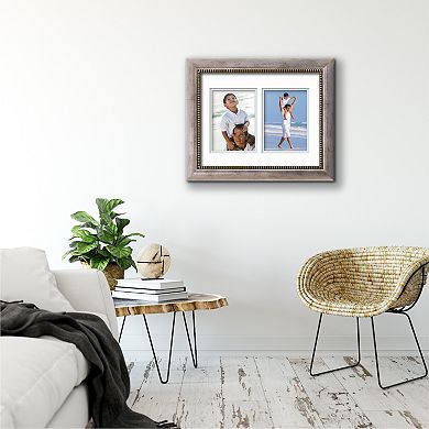 Tempo Collection Modern Collage Frame with Double Mat