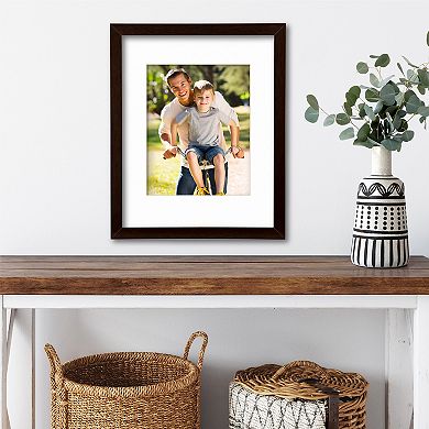 Harvest Collection Chestnut Wall Frame with White Mat