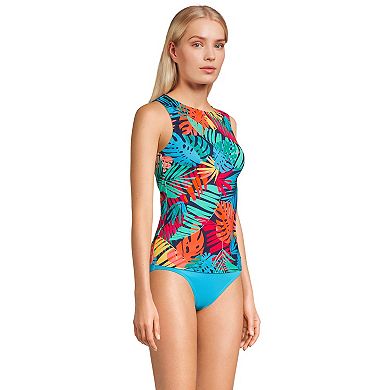 Women's Lands' End UPF 50 Bust Minimizer Tankini Top