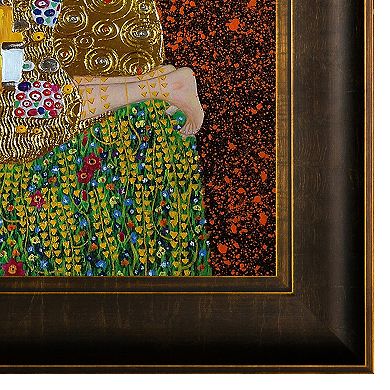 La Pastiche The Kiss by Gustav Klimt 30.5" Framed Wall Art