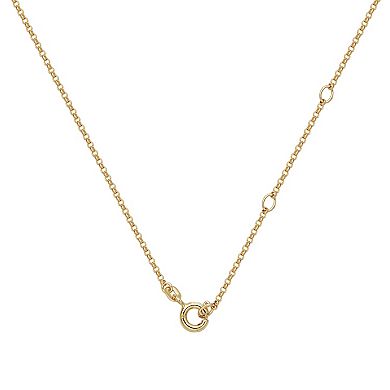 Maralux 18k Gold Over Sterling Silver Freshwater Cultured Pearl Necklace