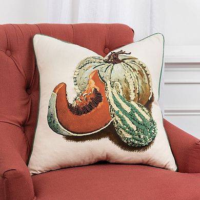 Rizzy Home Gourds Throw Pillow