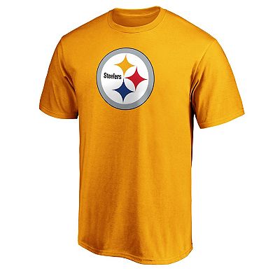 Men's Fanatics Branded Gold Pittsburgh Steelers Primary Logo Team T-Shirt