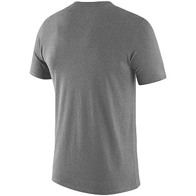 Men's Nike Heathered Charcoal Virginia Tech Hokies Big & Tall Legend Primary Logo Performance T-Shirt