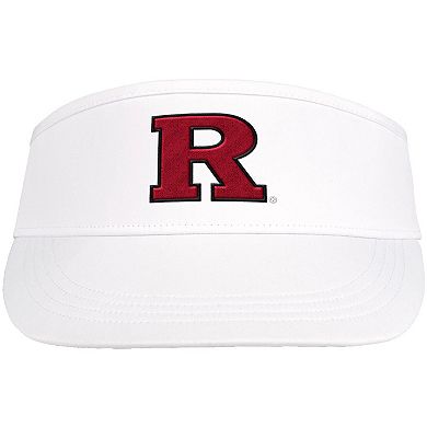 Men's adidas White Rutgers Scarlet Knights Sideline Coaches High Visor