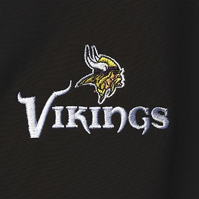 Men's Dunbrooke Black Minnesota Vikings Sonoma Softshell Full-Zip Jacket