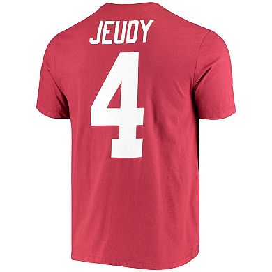 Men's Nike Jerry Jeudy Crimson Alabama Crimson Tide Name & Number Alumni T-Shirt