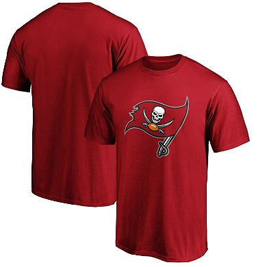 Men's Fanatics Branded Red Tampa Bay Buccaneers Primary Logo Team T-Shirt