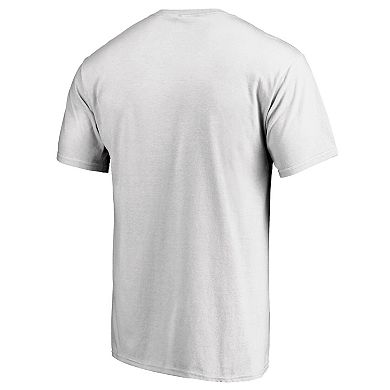 Men's Fanatics Branded White New Orleans Saints Primary Logo Team T-Shirt