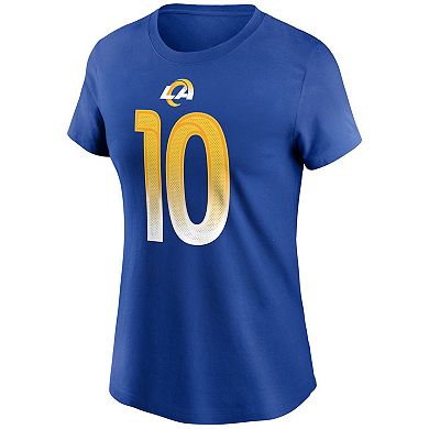 Women's Nike Cooper Kupp Royal Los Angeles Rams Name & Number T-Shirt