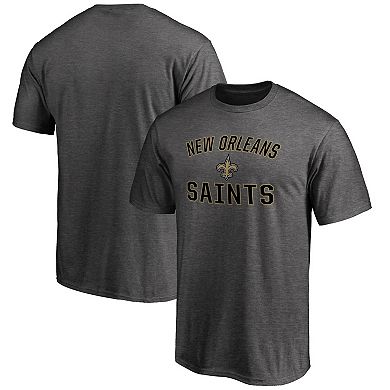 Men's Fanatics Branded Heathered Charcoal New Orleans Saints Victory Arch T-Shirt