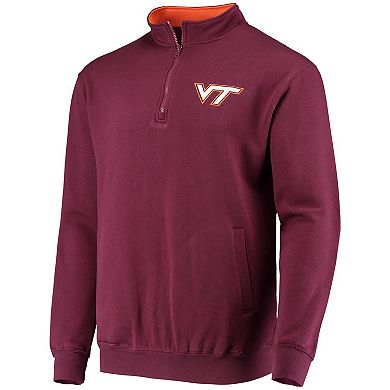 Men's Colosseum Maroon Virginia Tech Hokies Tortugas Logo Quarter-Zip Jacket