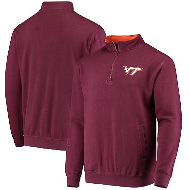 Men's Colosseum Maroon Virginia Tech Hokies Tortugas Logo Quarter-Zip Jacket