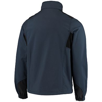 Men's Dunbrooke Navy New England Patriots Circle Softshell Fleece Full-Zip Jacket