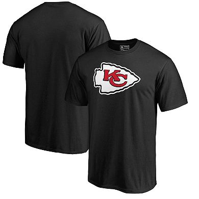 Men's Fanatics Branded Black Kansas City Chiefs Primary Logo T-Shirt