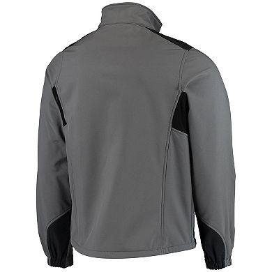 Men's Dunbrooke Charcoal Buffalo Bills Circle Softshell Fleece Full-Zip Jacket