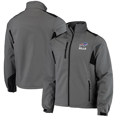 Men's Dunbrooke Charcoal Buffalo Bills Circle Softshell Fleece Full-Zip Jacket