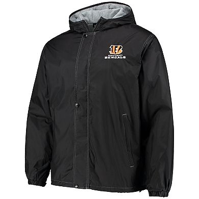 Men's Dunbrooke Black Cincinnati Bengals Logo Legacy Stadium Full-Zip Jacket