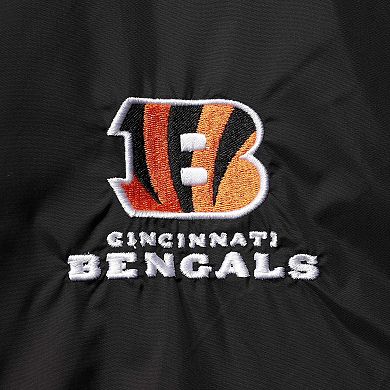 Men's Dunbrooke Black Cincinnati Bengals Logo Legacy Stadium Full-Zip Jacket