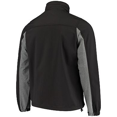 Men's Dunbrooke Black Pittsburgh Steelers Circle Zephyr Softshell Full-Zip Jacket