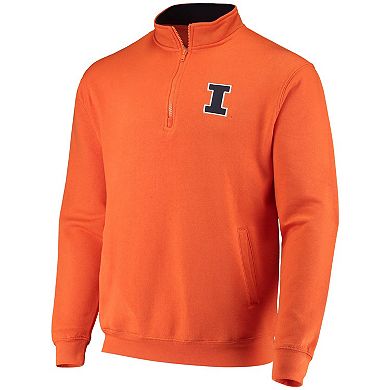 Men's Colosseum Orange Illinois Fighting Illini Tortugas Logo Quarter-Zip Jacket