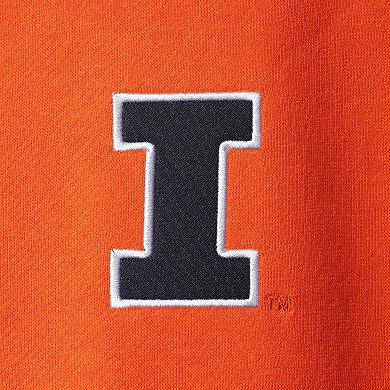 Men's Colosseum Orange Illinois Fighting Illini Tortugas Logo Quarter-Zip Jacket