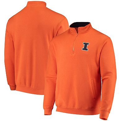 Men's Colosseum Orange Illinois Fighting Illini Tortugas Logo Quarter-Zip Jacket