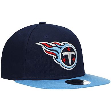 Men's New Era Navy/Light Blue Tennessee Titans Basic 9FIFTY Adjustable Snapback Hat