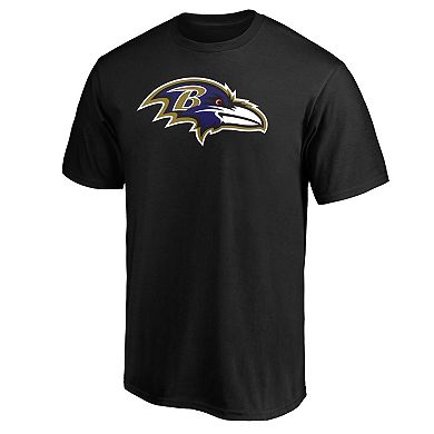 Men's Fanatics Branded Black Baltimore Ravens Primary Logo Team T-Shirt