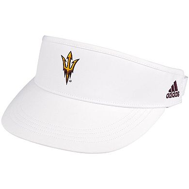 Men's adidas White Arizona State Sun Devils Sideline Coaches AEROREADY High Visor