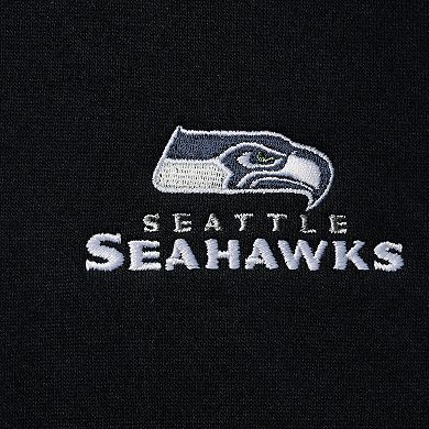 Men's Dunbrooke Navy Seattle Seahawks Craftsman Thermal-Lined Full-Zip Hoodie