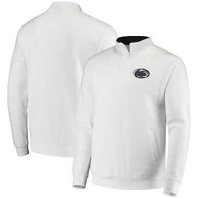 Men's Colosseum White Penn State Nittany Lions Tortugas Logo Quarter-Zip Jacket
