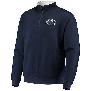 Men's Colosseum Navy Penn State Nittany Lions Tortugas Logo Quarter-Zip Jacket