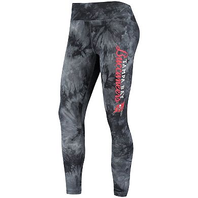 Women's Concepts Sport Black Tampa Bay Buccaneers Burst Tie Dye Leggings