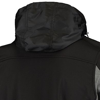Men's Dunbrooke Black Arizona Cardinals Circle Zephyr Softshell Full-Zip Jacket
