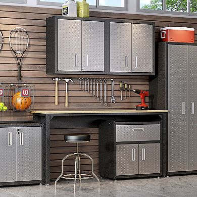 Manhattan Comfort Fortress Floating Garage Cabinet