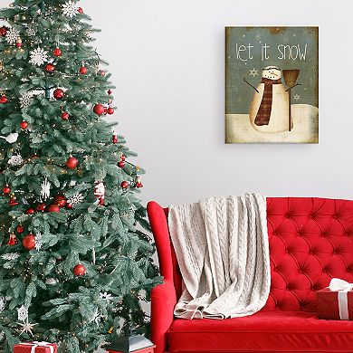 Master Piece Vintage Snowman Wall Art