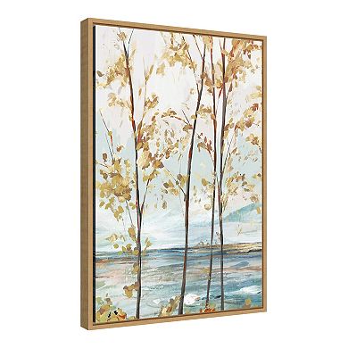 Amanti Art Sage Tree Forest I Framed Canvas Wall Art